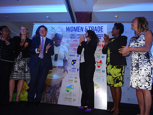 From left: Lisa Karanja, Senior Director, Business Competitiveness TMA; Karin Andersson, TMA Council Chair; Frank Matsaert, CEO, TMA; H.E Marielle Geraedts, Deputy Ambassador of the Netherlands; Patricia Ithau, TMA Board member; Lisa Phillips, Head of DFID Kenya