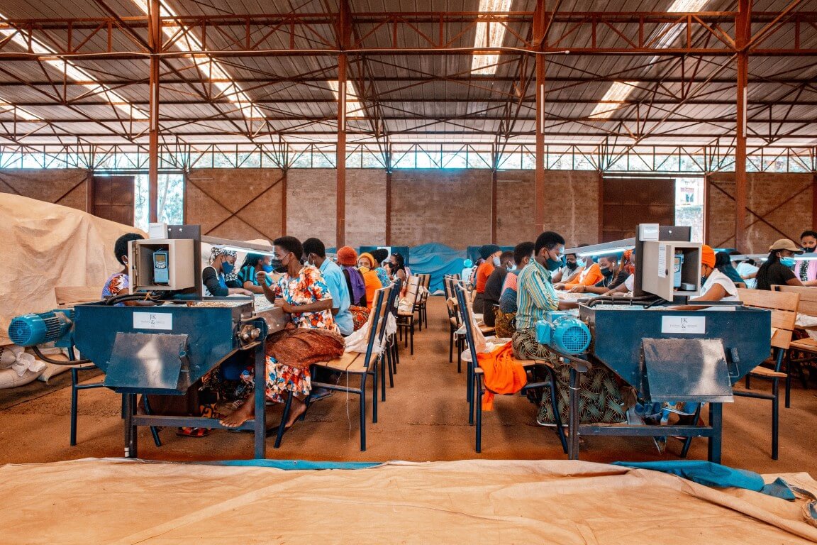 Coffee Sorting& Grading Equipment Worth US$ 1.376 million launched, greatly raising Rwanda’s capacity to export high quality coffee