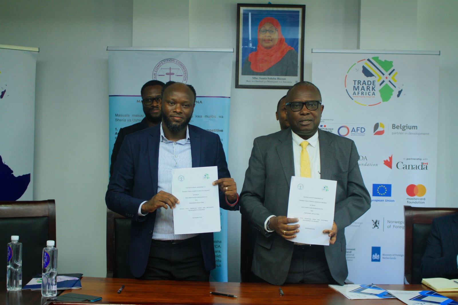 Fair Competition Commission and TradeMark Africa ink TZS1.56billion agreement to modernise Tanzanian market competition regulation and combat counterfeiting in Tanzania Mainland