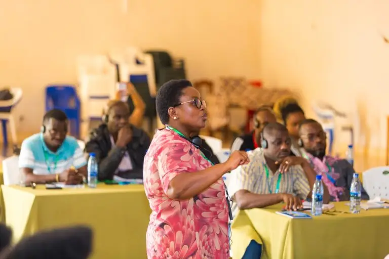 Prisca-Mbaga-EAC-Senior-Trade-Officer-delivering-the-EAC-NTBs-app-training