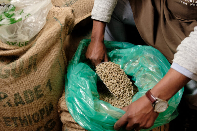 Raw,Coffee,Beans,From,Ethiopia