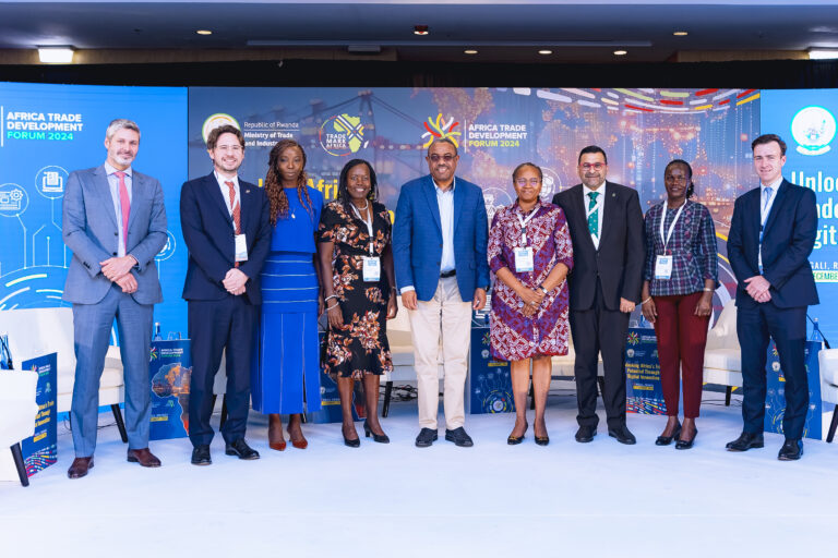 TradeMark Africa Board members and the CEO (L) at the ATDF24 in Kigali on Dec 3, 2024