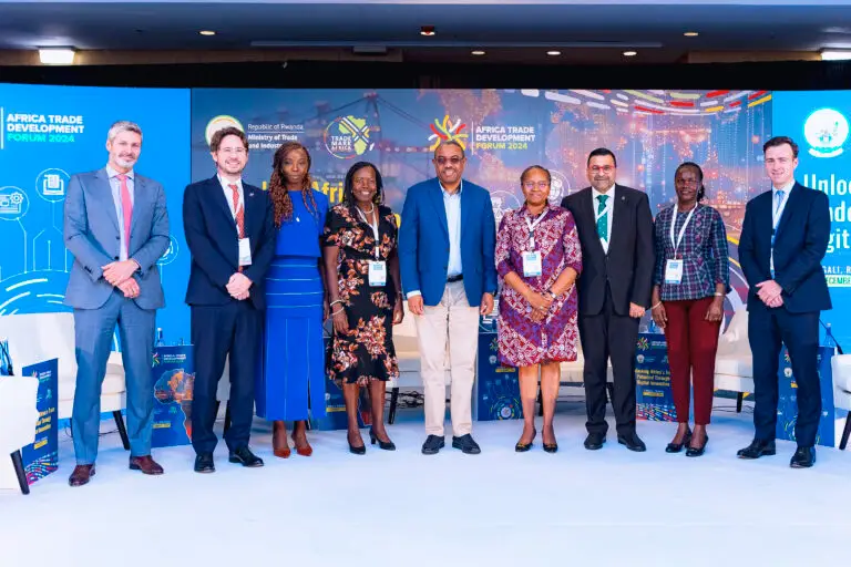TradeMark Africa Board members and the CEO (L) at the ATDF24 in Kigali on Dec 3, 2024