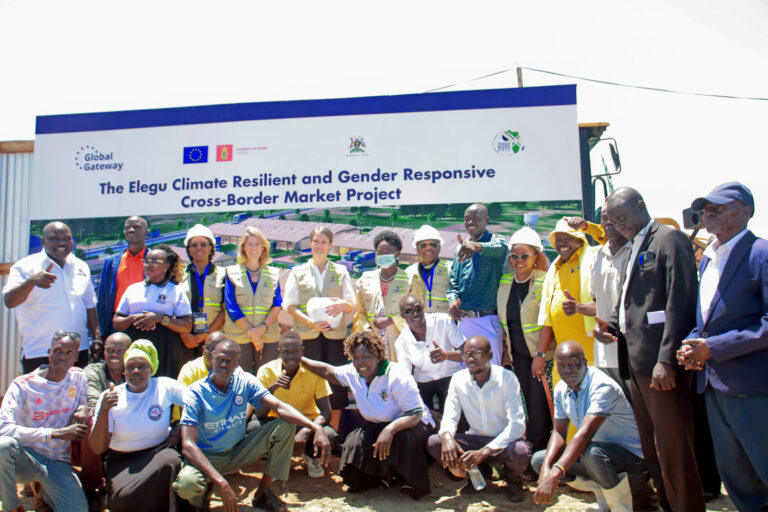 Uganda Breaks Ground for First Climate Resilient, Disability, and Gender Responsive Cross-Border Market at Elegu