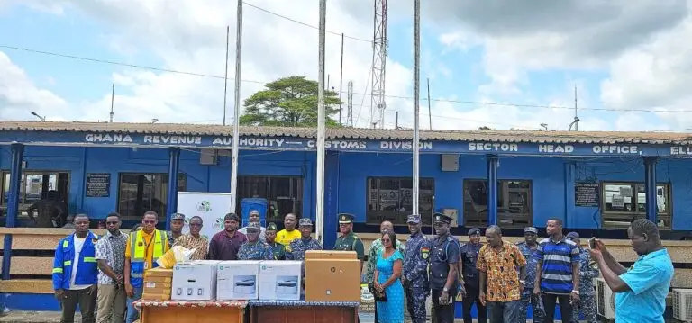 TradeMark Africa Donates UK-Funded IT Equipment to Elubo Border Management Committee to Boost Cross-Border Trade between Ghana and Cote d’Ivoire