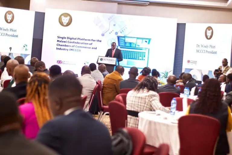 MCCCI-President-Wisely-Phiri-making-his-remarks-during-the-the-launch-of-the-SDP_12-March-2025-2048x1365