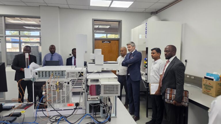 A tour of the upgraded Malawi Bureau of Standards Lab in Blantyre, Malawi - 13 May 2026