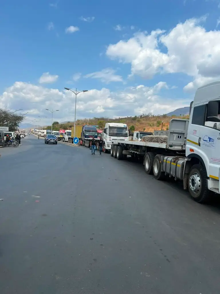 Truck traffic at the Forbes-Machipanda Border in 2026 (1)